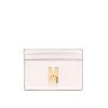 MOSCHINO LOGO-PLAQUE LEATHER CARDHOLDER