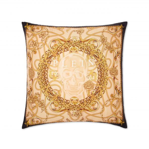 PHILIPP PLEIN PILLOW NEW BAROQUE BEIGE CUSHION