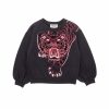 KENZO KIDS TEEN TIGER-MOTIF COTTON SWEATSHIRT