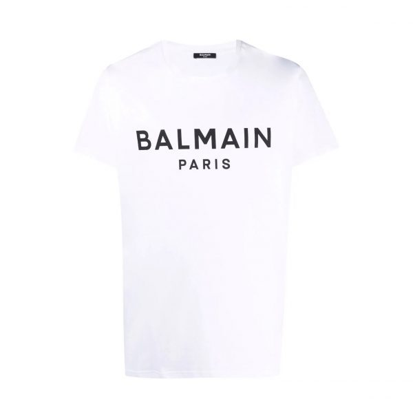 BALMAIN LOGO-PRINT SHORT-SLEEVE T-SHIRT