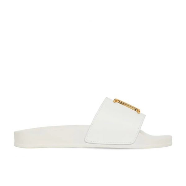 DSQUARED2 10MM D2 STATEMENT LEATHER SLIDES