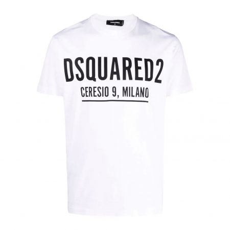 DSQUARED2 LOGO-PRINT SHORT-SLEEVE T-SHIRT