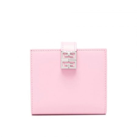 GIVENCHY LOGO-FASTENING LEATHER WALLET