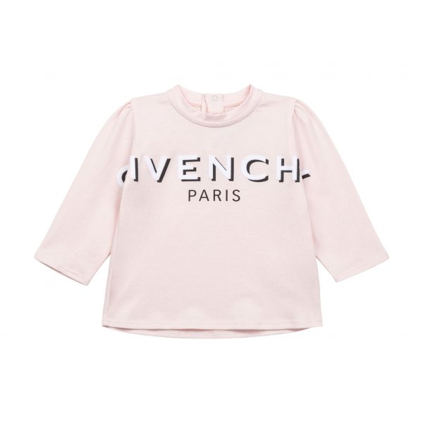 GIVENCHY KIDS LOGO-PRINT LONG-SLEEVE T-SHIRT