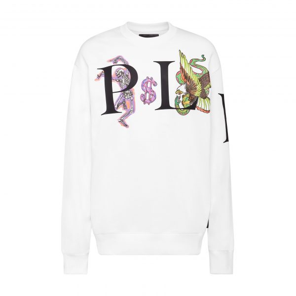 PHILIPP PLEIN SWEATSHIRT LS TATTOO