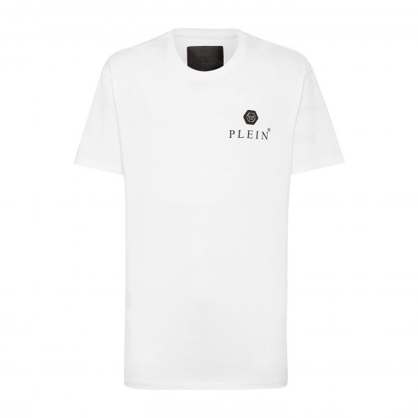 PHILIPP PLEIN T-SHIRT ROUND NECK SS ICONIC PLEIN