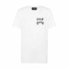 PHILIPP PLEIN T-SHIRT ROUND NECK SS STONES GOTHIC PLEIN