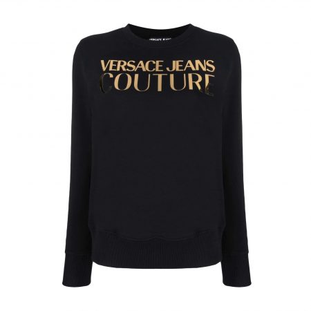 VERSACE JEANS COUTURE LOGO CREW-NECK SWEATSHIRT