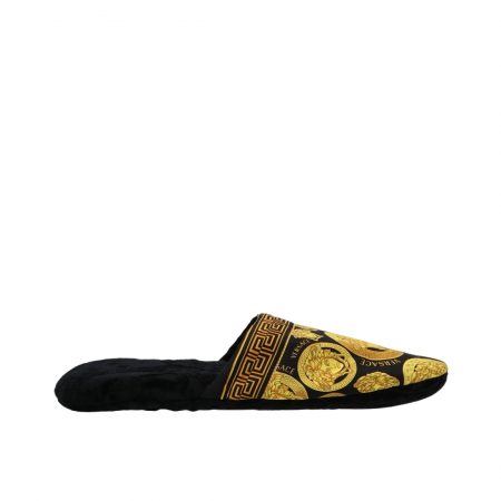 VERSACE MEDUSA TERRY PRINT SLIDES