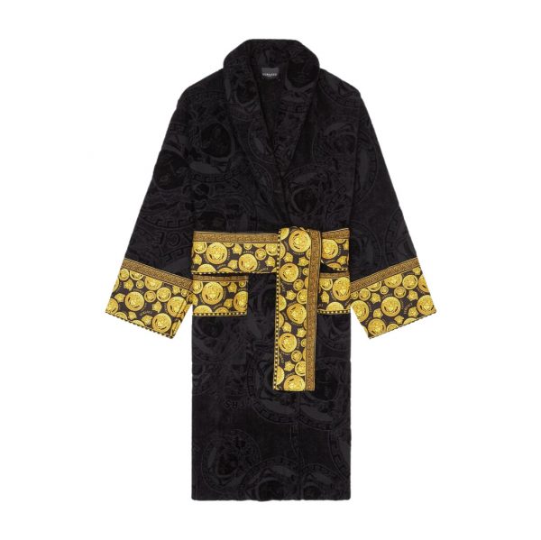 VERSACE BAROCCO PRINTED  BATHROBE