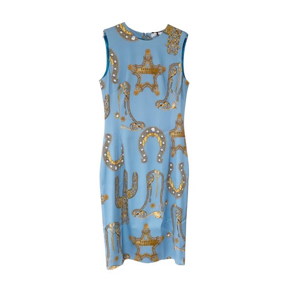 VERSACE COLLECTION PRINT DRESS