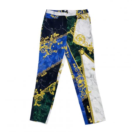 VERSACE COLLECTION PATTERN PRINT TRACK PANTS