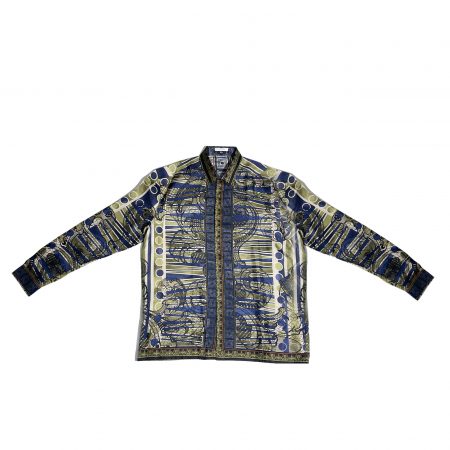 VERSACE COLLECTION PATTERN PRINT SHIRT