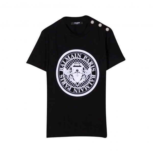 BALMAIN-KIDS-LOGO-PRINT-T-SHIRT-ITEM-17266410