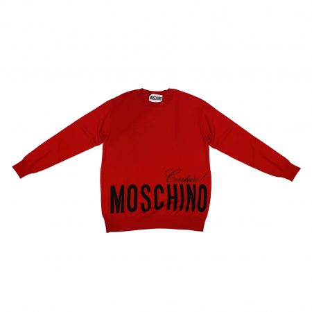 MOSCHINO COUTURE SWEATSHIRT RED