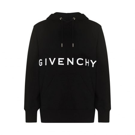 GIVENCHY 4G-EMBROIDERED COTTON HOODIE