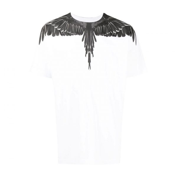 MARCELO BURLON COUNTY OF MILAN WINGS-PRINT COTTON T-SHIRT