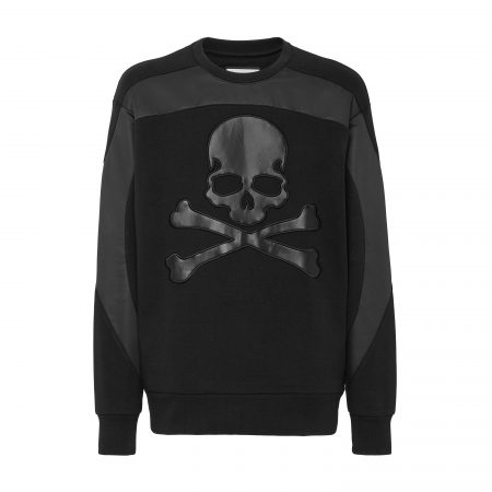 PHILIPP PLEIN SWEATSHIRT LS SKULL