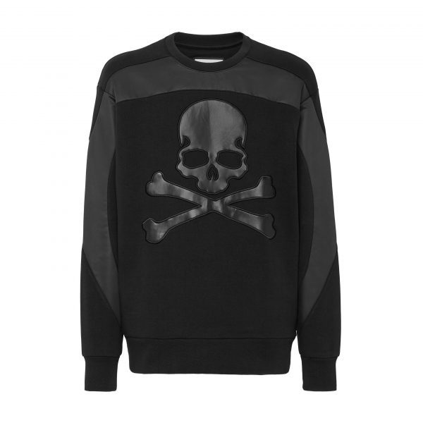 PHILIPP PLEIN SWEATSHIRT LS SKULL