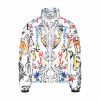 PHILIPP PLEIN DOWN PUFFER JACKET SKULL AND PLEIN