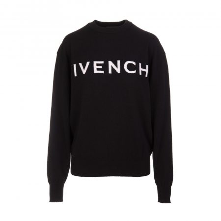 GIVENCHY 4G PULLOVER IN BLACK CASHMERE
