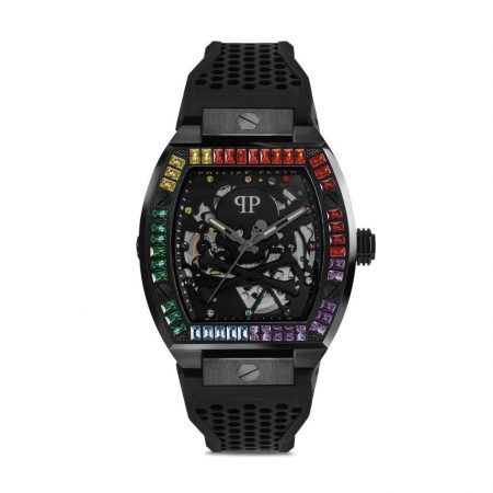 PHILIPP PLEIN THE $KELETON 44MM WATCH MULTICOLOUR BLACK