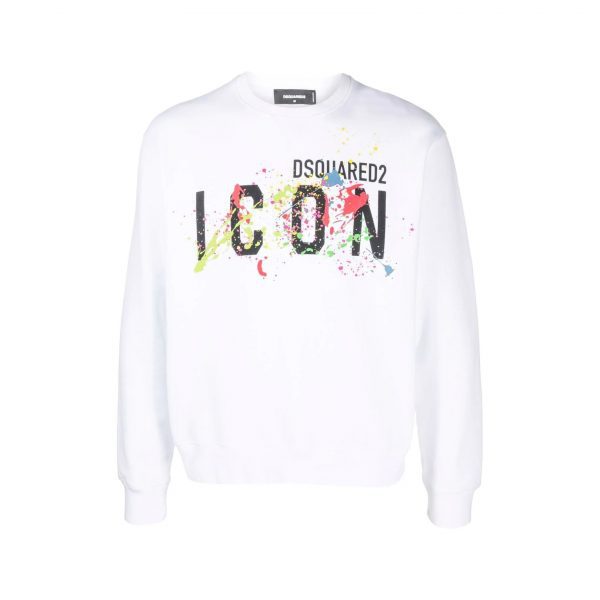 DSQUARED2 ICON-PRINT SWEATSHIRT