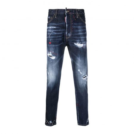 DSQUARED2 RIPPED SLIM-FIT JEANS