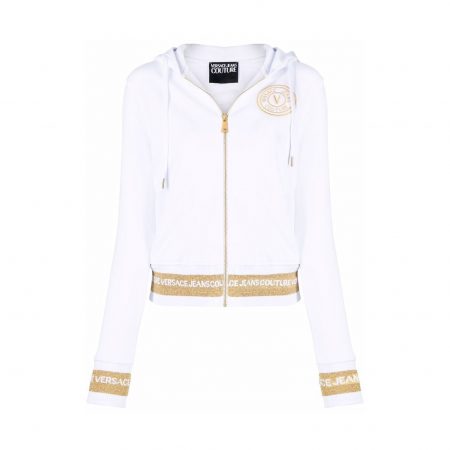 Skip to the end of the images gallery Skip to the beginning of the images gallery VERSACE JEANS COUTURE Embroidered logo hoodie