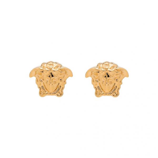 VERSACE METALLIC MEDUSA STUD EARRINGS melbourne lestyle