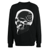 PHILIPP PLEIN SKULL-PRINT COTTON SWEATSHIRT