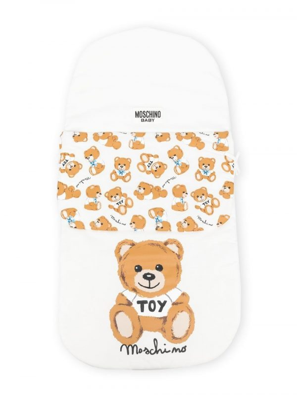 MOSCHINO KIDS TEDDY-BEAR PRINT SLEEP BAG