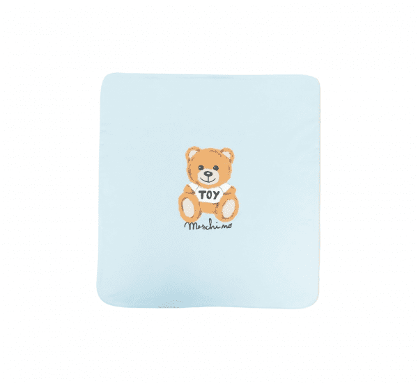 MOSCHINO KIDS TEDDY-BEAR PRINT BLANKET