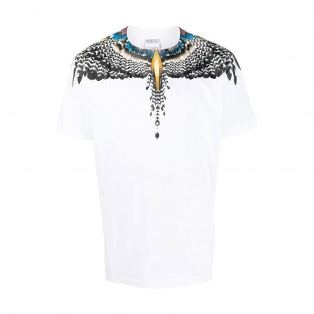 MARCELO BURLON COUNTY OF MILAN GRIZZLY WINGS LONG-SLEEVE T-SHIRT