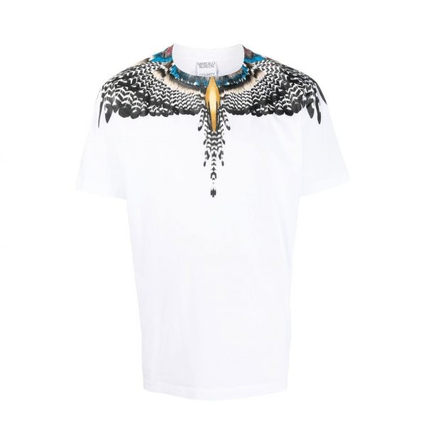 MARCELO BURLON COUNTY OF MILAN GRIZZLY WINGS LONG-SLEEVE T-SHIRT