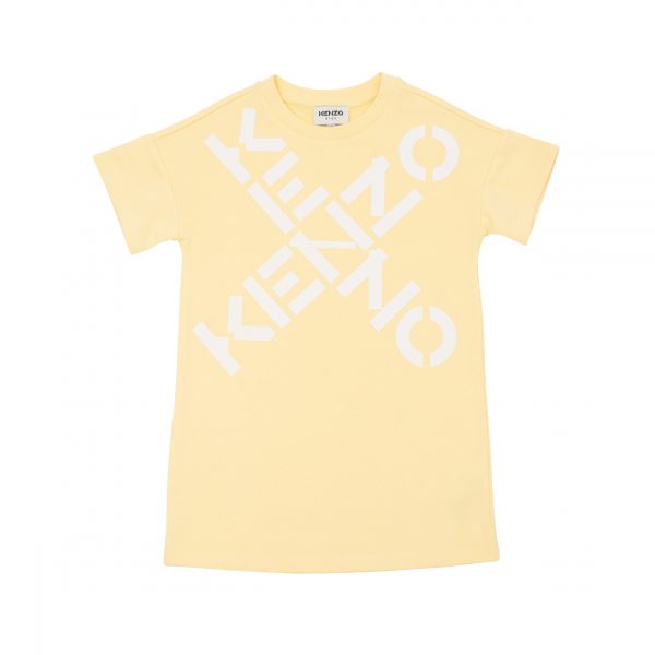 KENZO KIDS LOGO-PRINT T-SHIRT DRESS