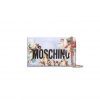 MOSCHINO FRESCO PRINTED CANVAS SHOULDER BAG