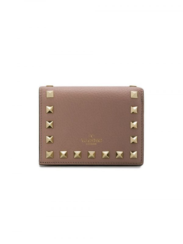 VALENTINO GARAVANI ROCKSTUD FLAP WALLET