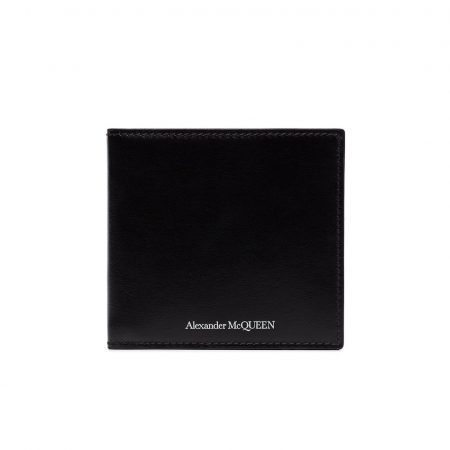 ALEXANDER MCQUEEN EMBELLISHED SKULL BI-FOLD WALLET