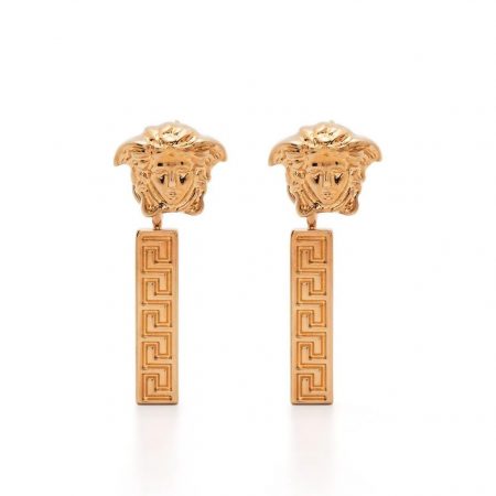 VERSACE MEDUSA HEAD DROP EARRINGS