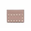 VALENTINO GARAVANI ROCKSTUD LEATHER CARDHOLDER