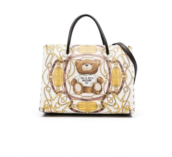 MOSCHINO BEAR-MOTIF TOTE BAG