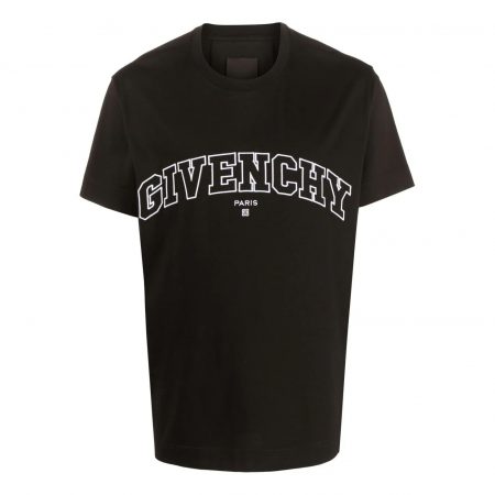 GIVENCHY COLLEGE LOGO-EMBROIDERED T-SHIRT
