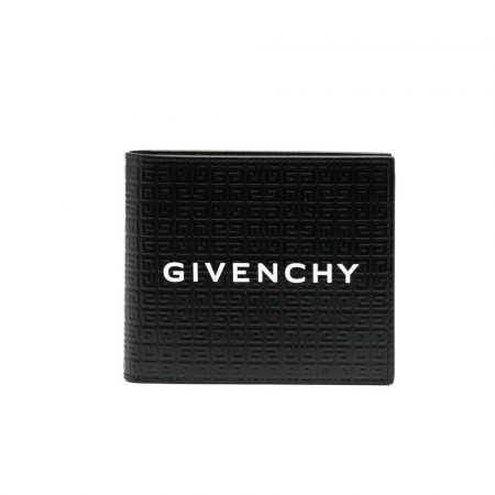 GIVENCHY LOGO-EMBOSSED LEATHER WALLET