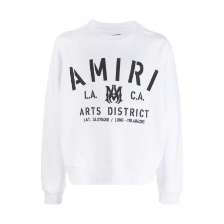 AMIRI LOGO-PRINT CREW-NECK SWEATSHIRT