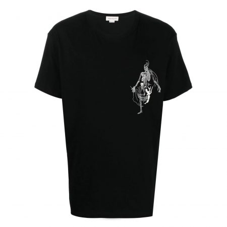 ALEXANDER MCQUEEN SKELETON-PRINT COTTON T-SHIRT