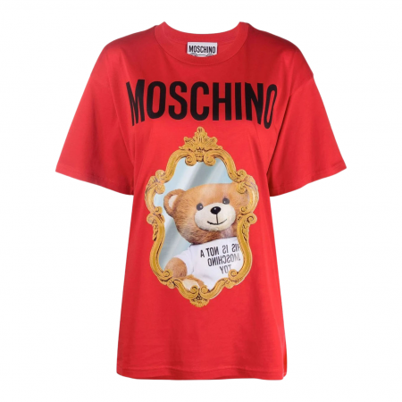 MOSCHINO TEDDY BEAR-PRINT OVERSIZED T-SHIRT