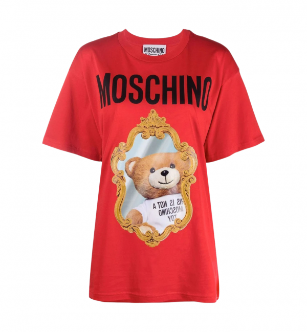 MOSCHINO TEDDY BEAR-PRINT OVERSIZED T-SHIRT