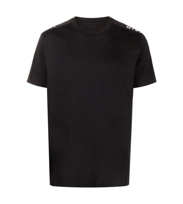 GIVENCHY LOGO-TAPE COTTON T-SHIRT