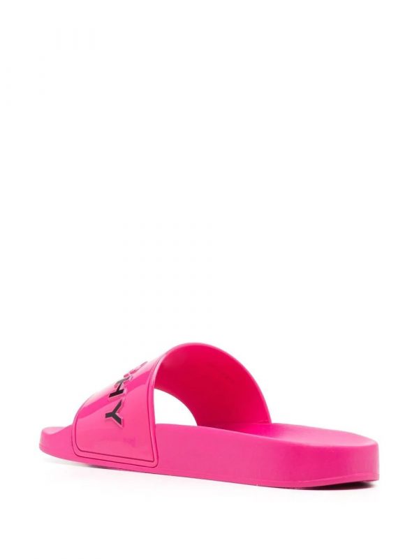 Baby pink givenchy slides hotsell